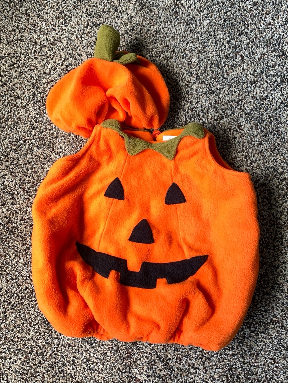 Pottery Barn Kids Plush Pumpkin Halloween Costume size 6-12 months